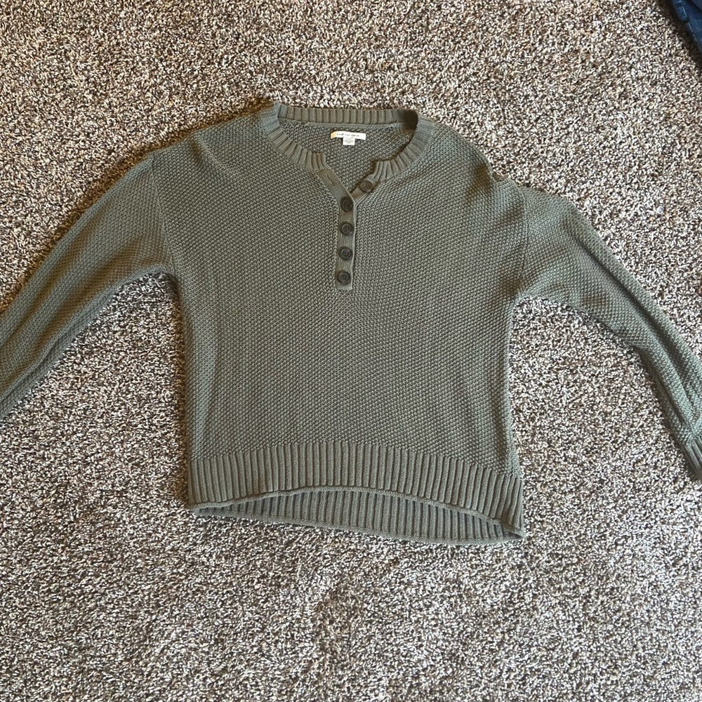 American eagle green sweater